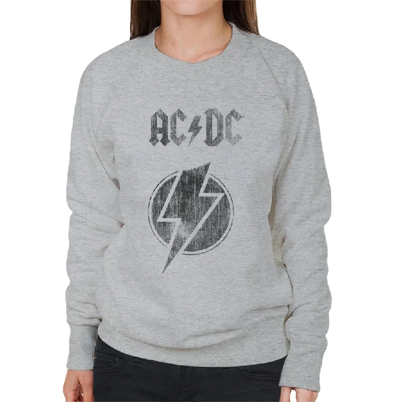 ACDC Logo Lightning Bolt Women's Sweatshirt Everyday Hoodie Sweatshirt