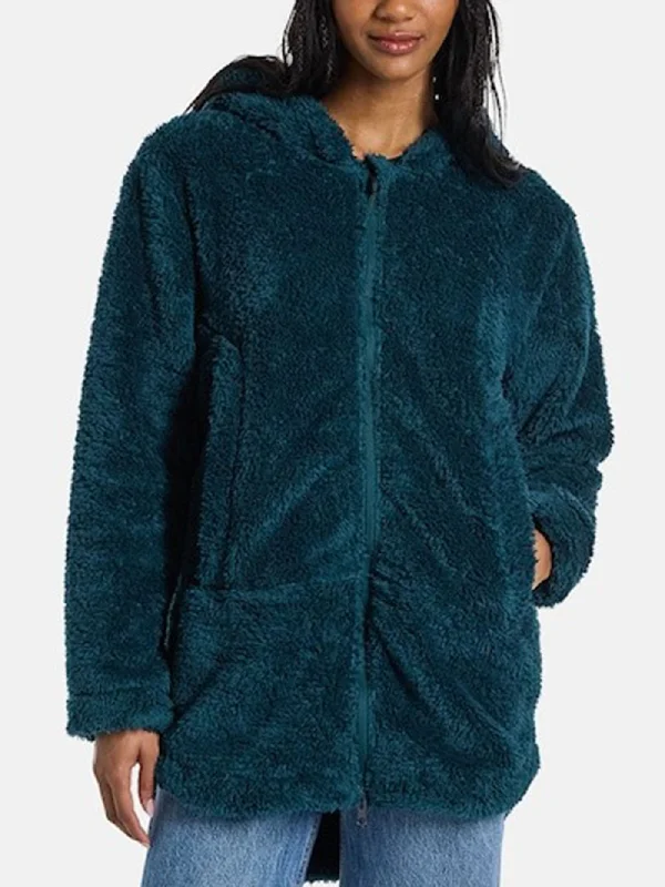 Minxy Hi-Loft Zip Hoodie Cozy Hoodie Pullover
