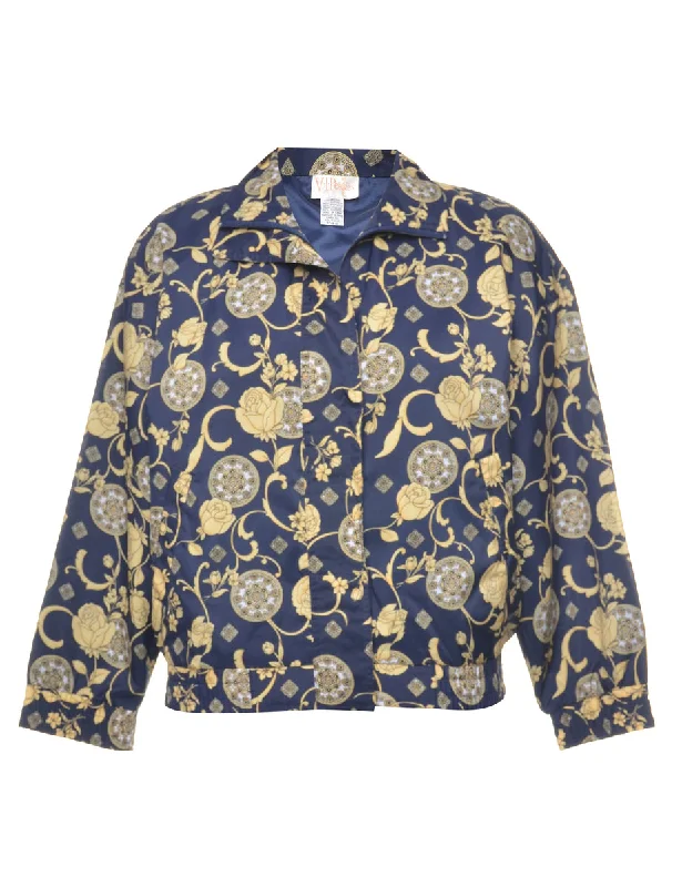 Petites Floral Pattern Jacket - M Stylish unclassified dresses