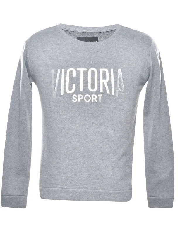 Petites Victoria Sport Printed Sweatshirt - S Sequin unclassified dresses