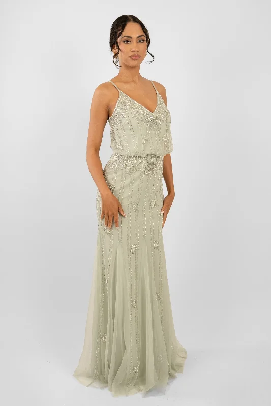 Keeva Pale Aqua Bridesmaid Dress Lace unclassified dresses