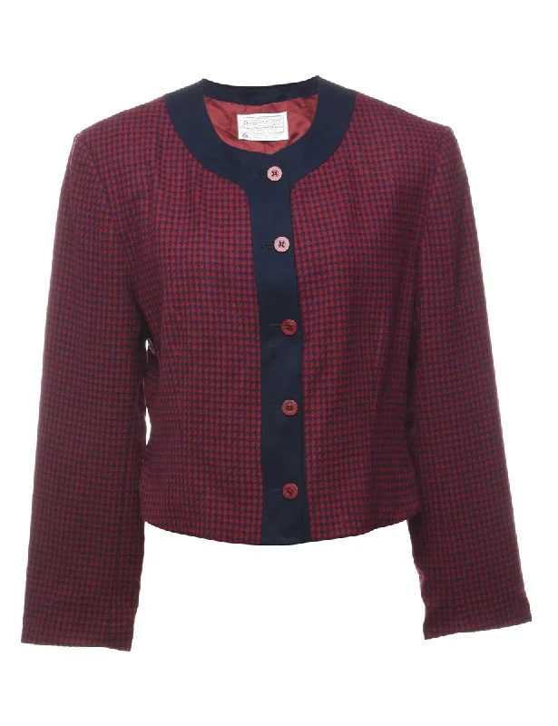 Pendleton Houndstooth Jacket - M Trendy unclassified dresses