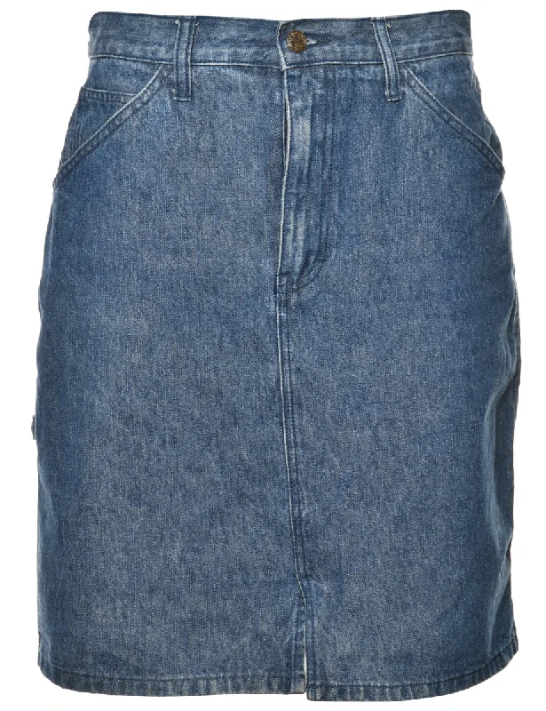 Pencil Shape Denim Skirt - M One-shoulder unclassified dresses