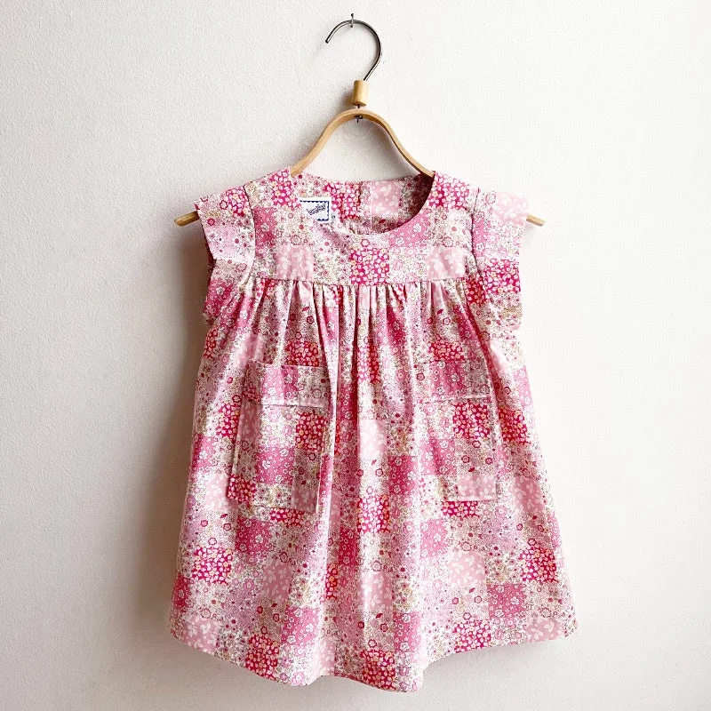 Shorties Pink Patchwork Dress Designer unclassified dresses