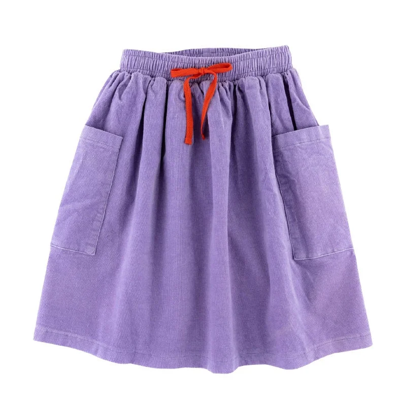 Olive & The Captain Cord Willow Skirt - Lilac High-end unclassified dresses