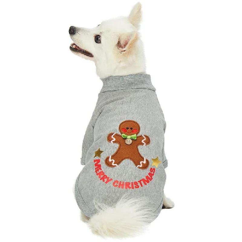 Festive Gingerbread Man Dog Sweatshirt Best-selling unclassified dresses