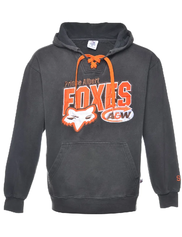 Prince Albeit Foxes Printed Hoodie - M Bright color unclassified dresses