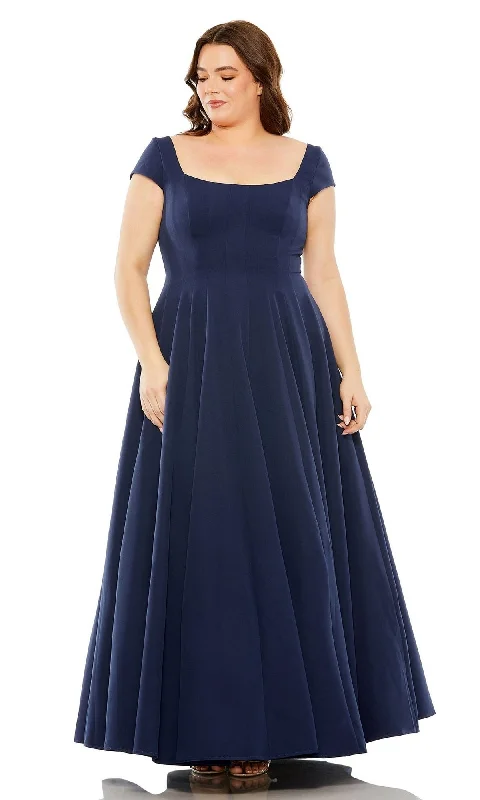 Mac Duggal Plus-Size Simple Long Formal Dress 49783W Best maxi dresses for plus size