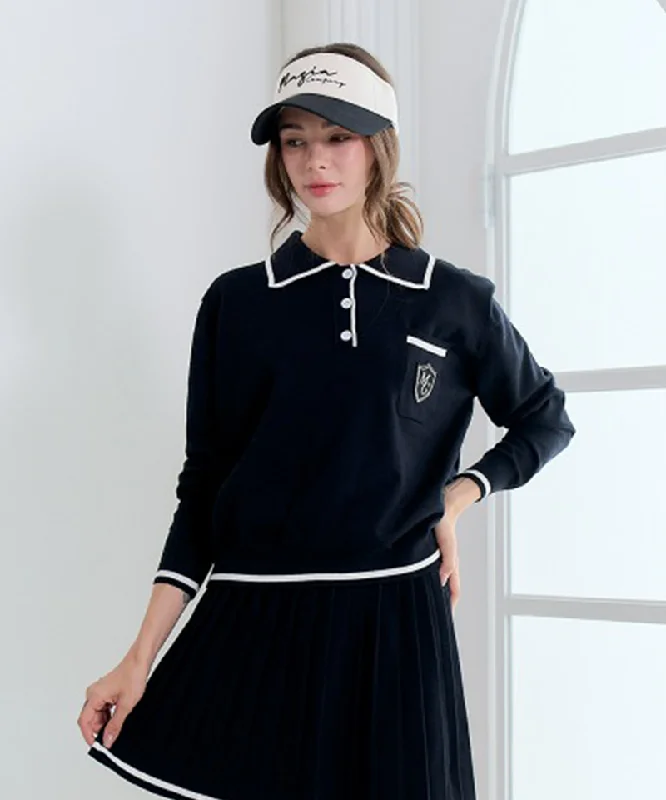 MAGIA Pleated Knit Set - Black Engagement unclassified skirts